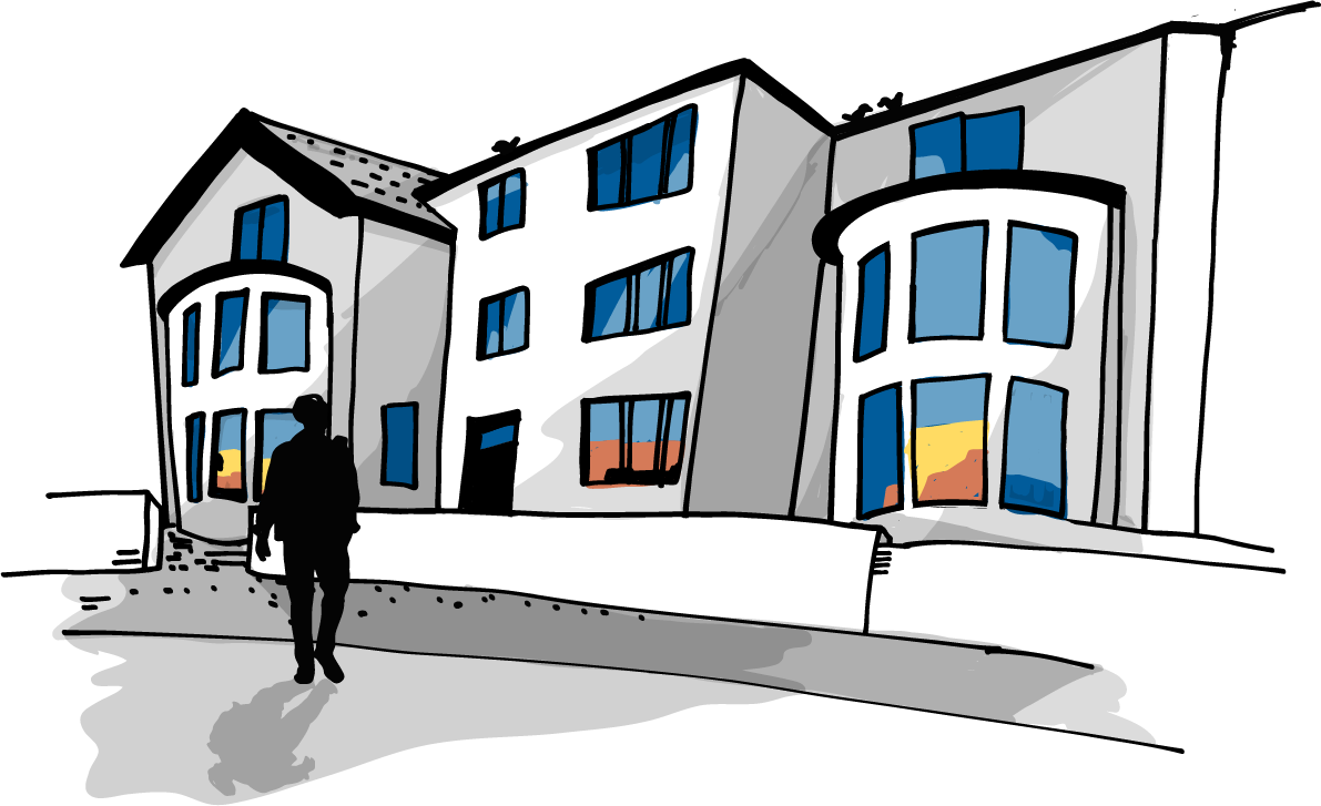 My Space House illustration